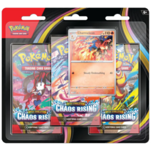 Pokemon TCG 美版 Mega Evolution Chaos Rising 3-Pack Blister