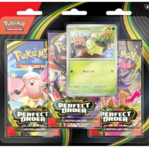 Pokemon TCG 美版 Mega Evolution Perfect Order 3-Booster Blister